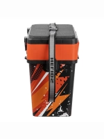 Ящик рыболовный зимний для хранения снастей PIKE оранжевый