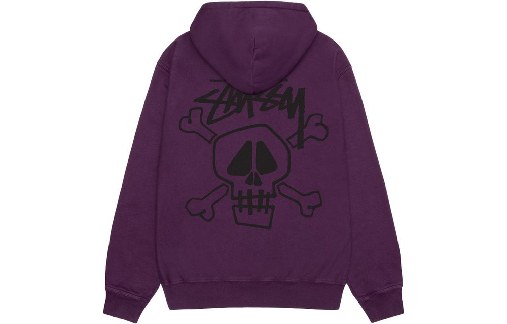 Худи Stussy FW23 SKULL & BONES HOODIE PIGMENT DYED, 1924943