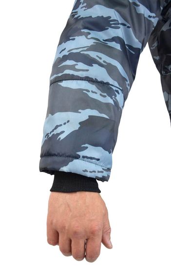 Костюм зимний охранника "Контрол" полукомбинезон (КМФ серый вихрь)