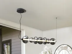 Gladis Люстра большая черно-дымчатый