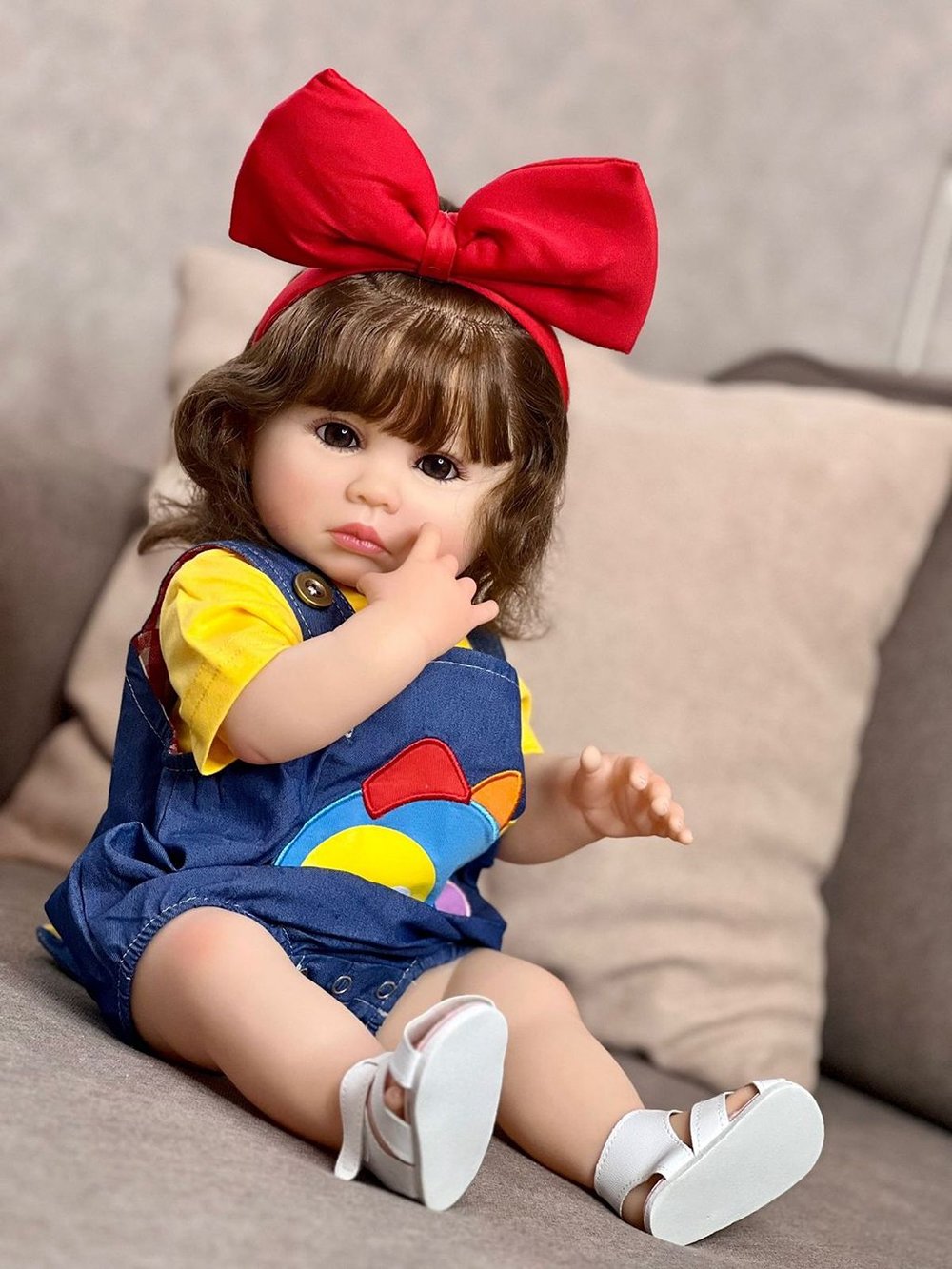 Кукла Реборн виниловая 55см в пакете (FA-313)