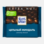 Шоколад темный с цельным миндалем Ritter Sport 50% 100г