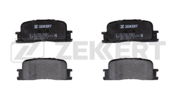ZEKKERT BS2705 Колодки тормозные дисковые задние для Chery Fora 06-, Lexus ES (VZV,MCV) 01-, Toyota Camry (V30) 01-, Kluger (U20)00-, Chery Fora (A21) 06-