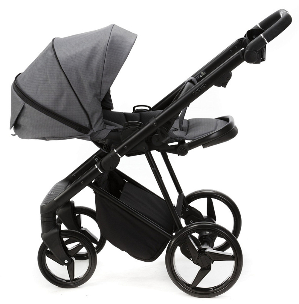 Детская коляска Adamex Quantum 3 в 1 Q-TK57 TIP (Т.СЕРЫЙ)