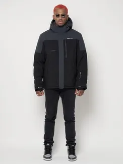Куртка горнолыжная мужская, цвет чёрный, размер 48