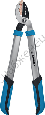 GRINDA PL-460A, длина 460 мм, лезвия из высокоуглеродистой закаленной стали, алюминиевые рукоятки, малый контактный сучкорез, PROLine (424516)