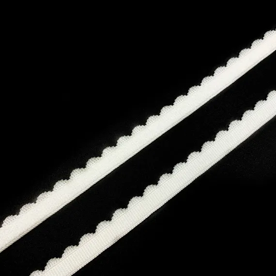 Резинка отделочная белая 10 мм (цв. 001), 605/10