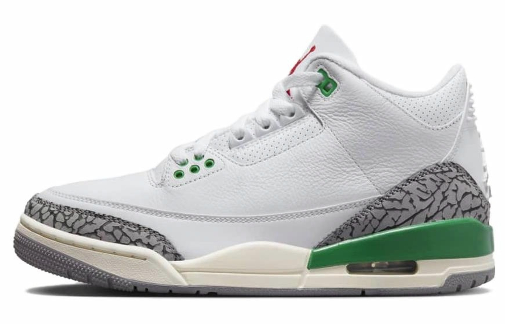 Кроссовки Jordan Air Jordan 3 Retro "Lucky Green" (Женская размерная сетка)