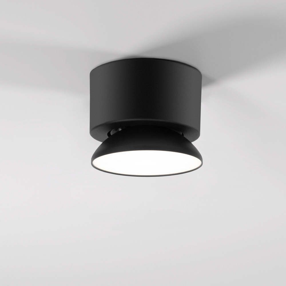 Светильник накладной поворотный светодиодный Smooth 10W 4000K черный 25053/LED