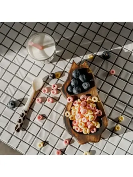 Менажница "Муми-тролли" из Сибирского кедра