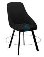 Стул DikLine 246 поворотный опоры чёрные