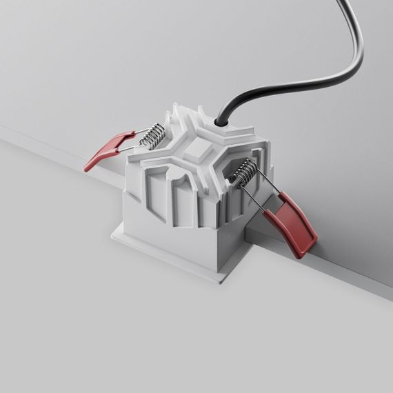 Встраиваемый светильник Maytoni Technical Alfa LED DL043-01-10W3K-SQ-W-1