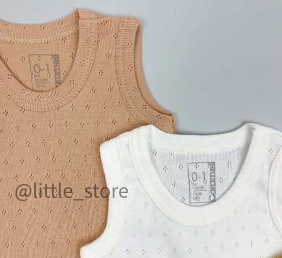 Боди-маечки ажурные (Цитрус, Молочный, Латте)