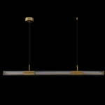 Светильник подвесной Crystal Lux LINEUP SP24W LED BRASS