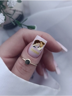 Lucky Rose Слайдеры наклейки для длинных ногтей 434