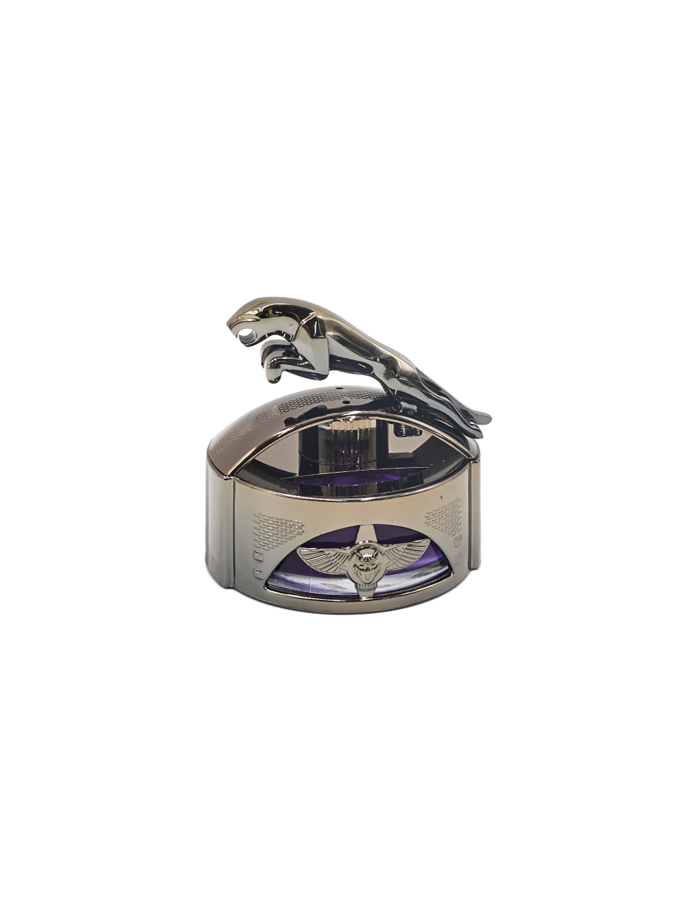 Ароматизатор для автомобиля на торпеду "Ягуар" серебристый. Запах Пойзон, 45 мл