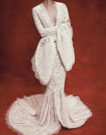 Платье макси из кружева