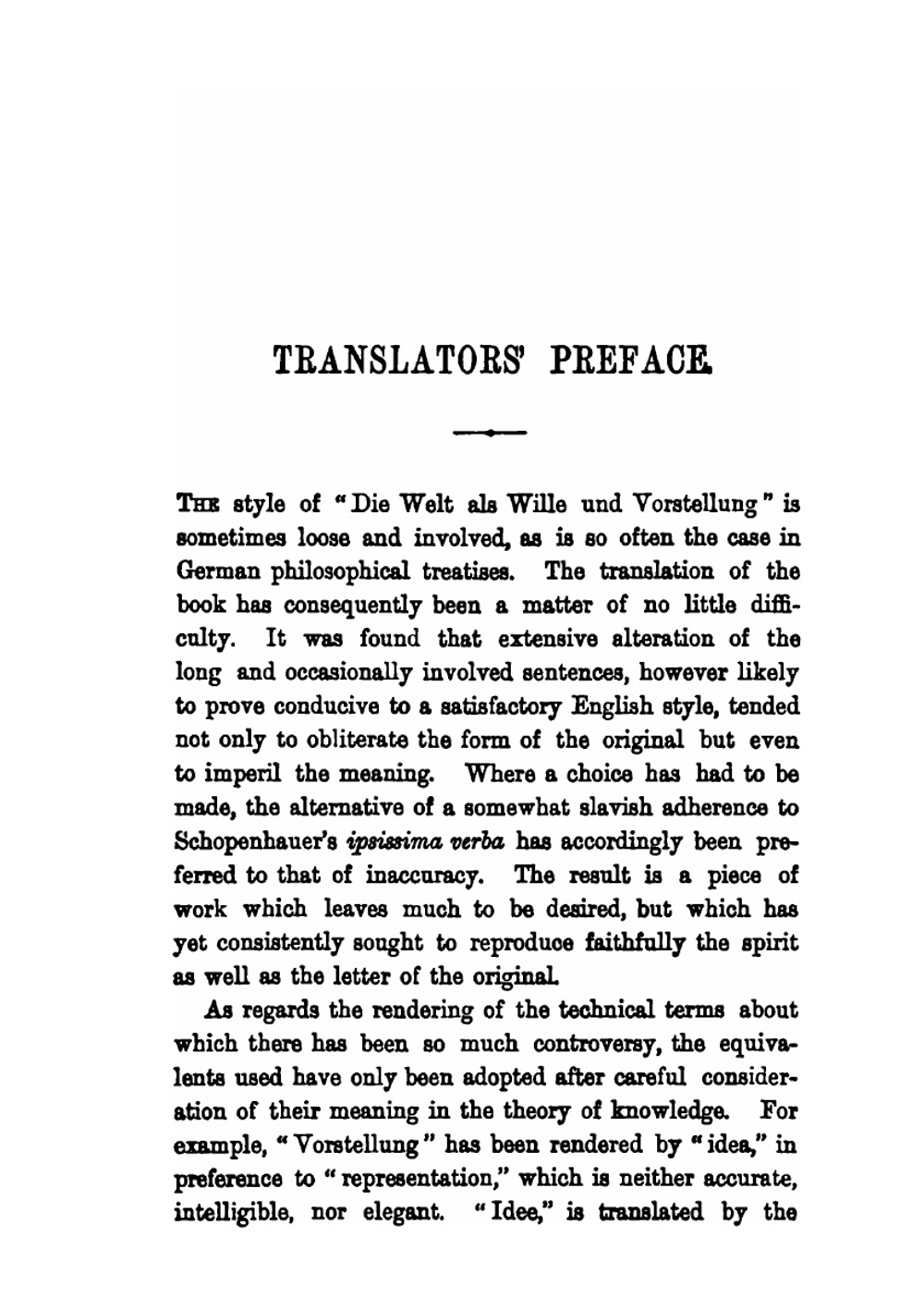 The World As Will and Idea. Volume 1 | Arthur Schopenhauer