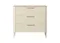 Комод Type oak 3 ящика ширина 90 см (молочный)