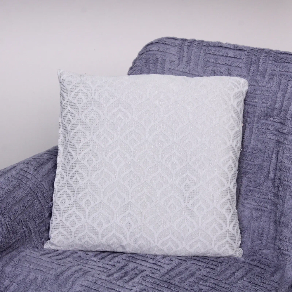 Чехол для декоративной подушки «FLORAL», 43*43 см, цвет серый