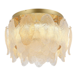 Светильник светодиодный, золотистый, прозрачный / янтарный, LIGHTSOME, LED, 20