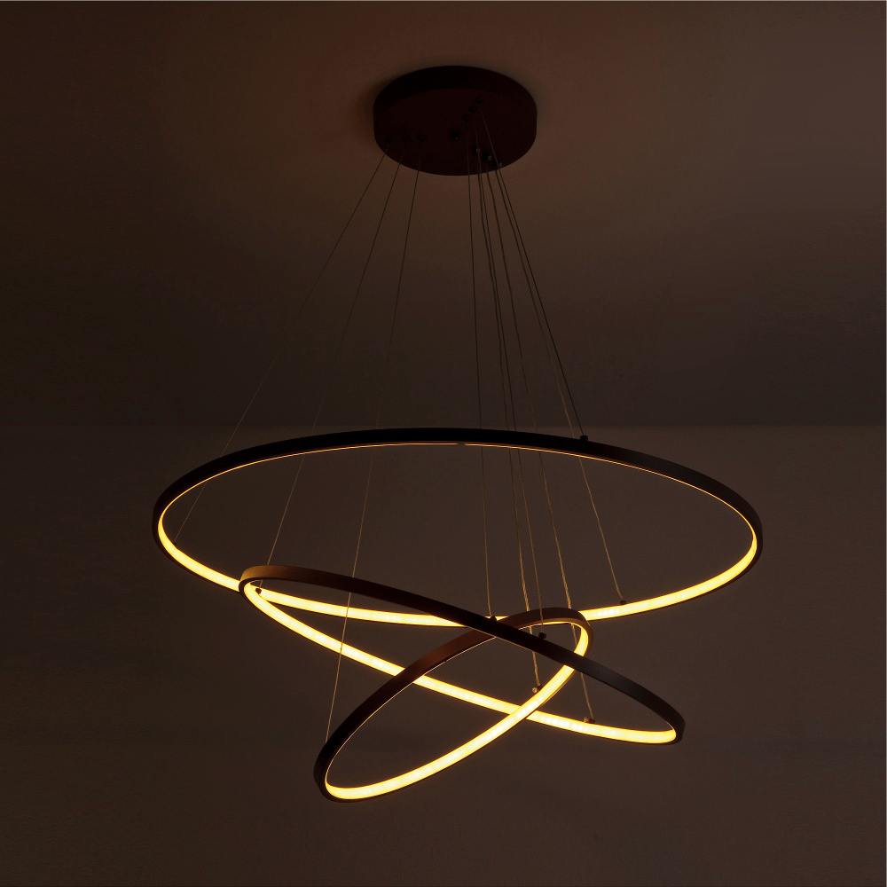 Подвесной светодиодный cветильник LED4U L5053-80-60-40 BR