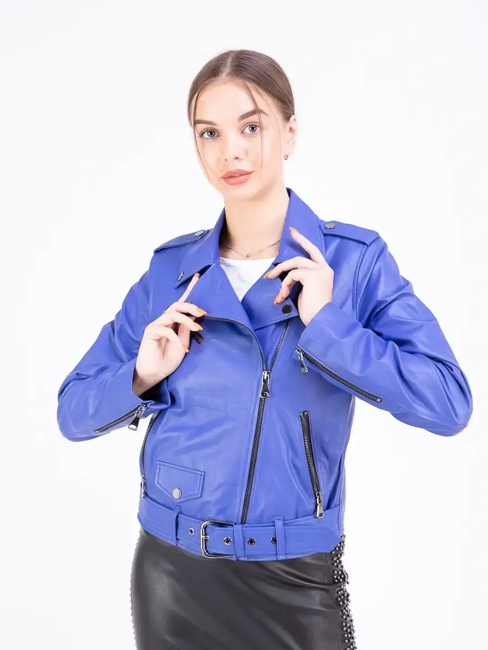 Косуха кожаная из натуральной кожи Турция