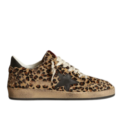 Кеды Golden Goose 'Superstar' Golden Goose - Ball Star in leo-print pony skin