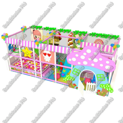 Детский игровой лабиринт «Вперед к мухоморам!»