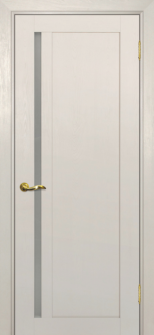 Дверь PSU-31 / Цвет Бланжевое дерево / белый сатинат / Двери PROFILO PORTE