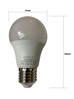 Лампочка светодиодная А55 8 W E27тёпл 3шт