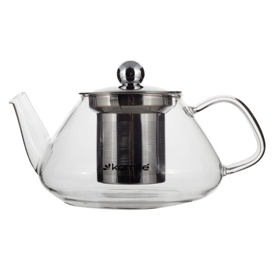 Стеклянный заварочный чайник 450 мл. Kamille KM-0782S со съемным ситечком