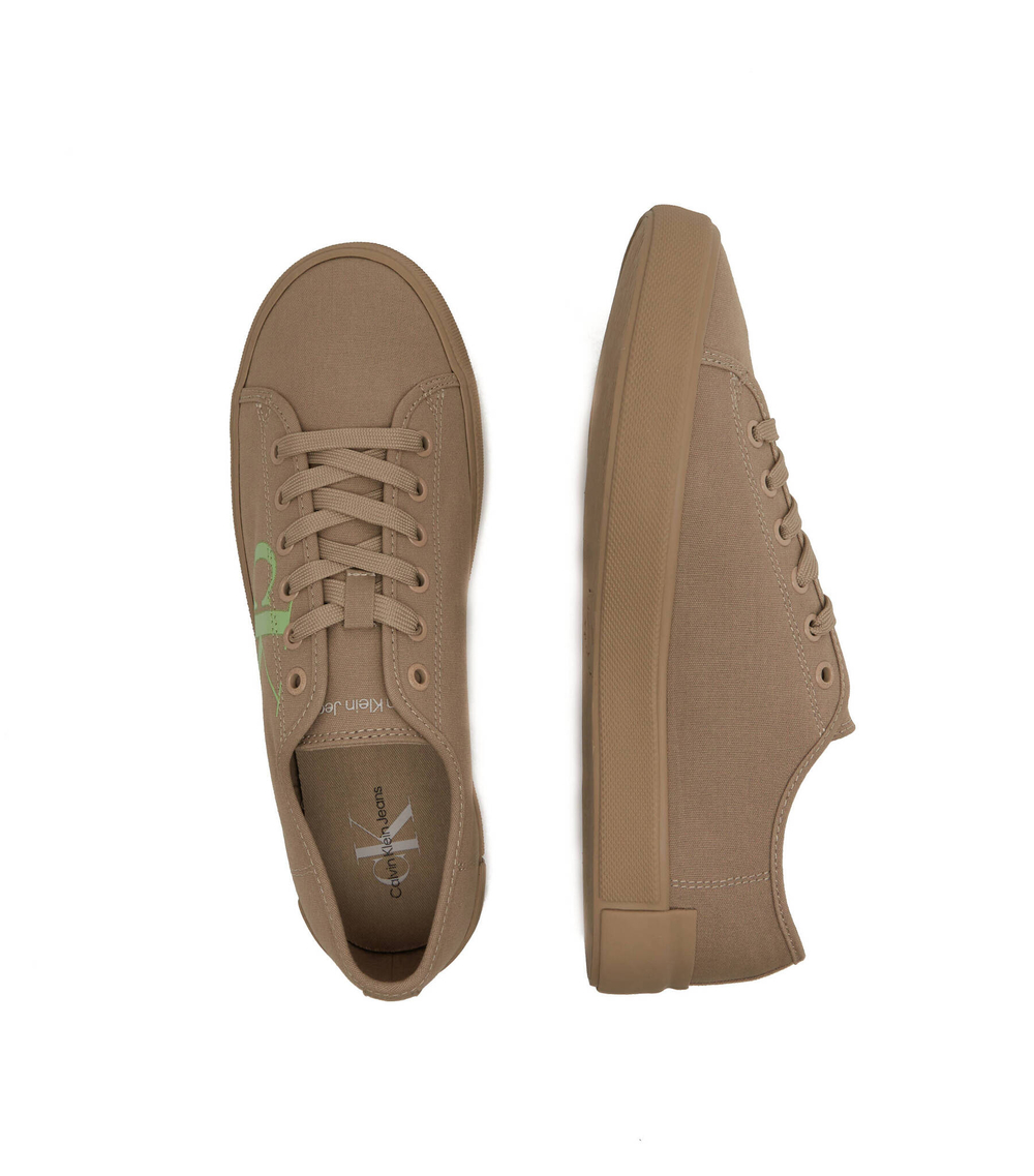 Кеды VULC LOW OVERSIZED BRAND CALVIN KLEIN JEANS - коричневый(YM0YM00687)