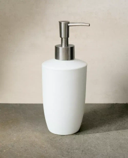 ZARA HOME ДОЗАТОР МЫЛА ИЗ КЕРАМИКИ, БЕЛЫЙ