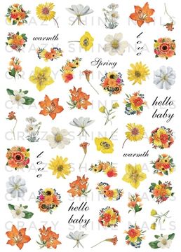 Слайдер-дизайн Crazy Shine Nails mini: Весна