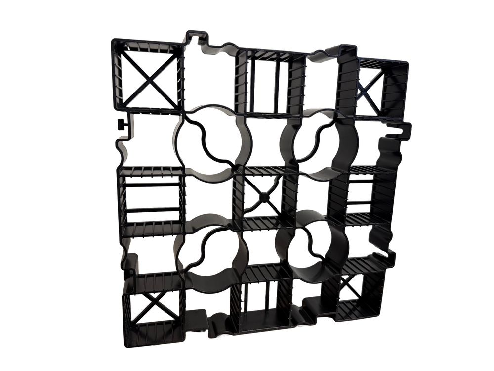 Газонная решетка ECOGRID 55 (цвет: чёрный), м2