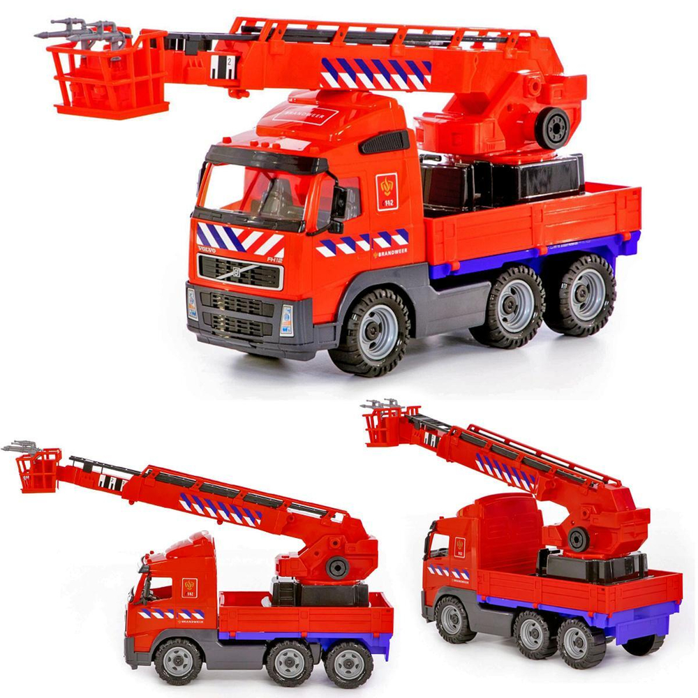 Машина пожарная "Volvo" (NL) в сетке (Полесье)