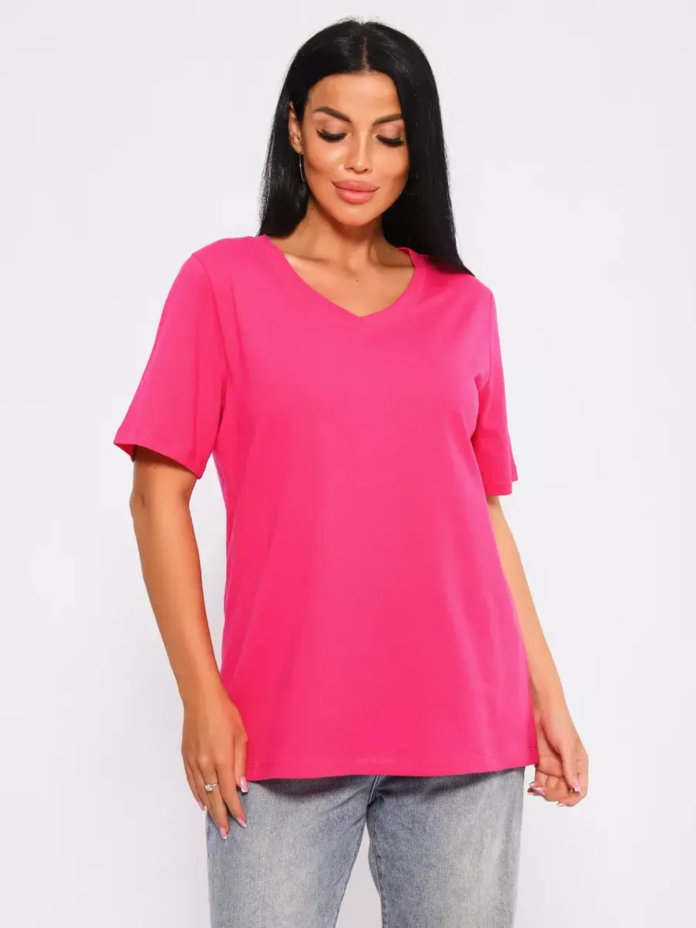 Футболка базовая большие размеры