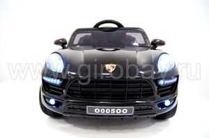 Детский электромобиль River Toys Porsche Macan O005OO VIP черный фото №2