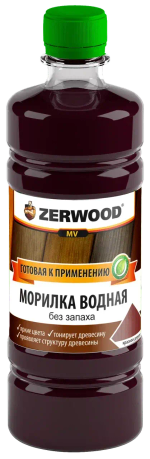 ZERWOOD MV Морилка водная Красное дерево 0,5л (ИжСинтез)