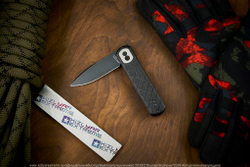 Нож Vosteed Corgi сталь 14C28N Black Stonewash рукоять Black Micarta-Frag