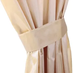 Штора портьерная "Этель" ширина 135 см, высота 250 см, цвет бежевый