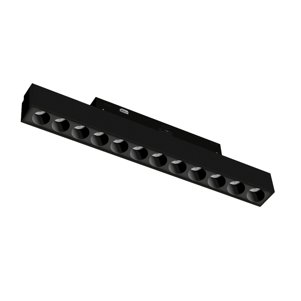 259107CCT Светильник трековый 48V UNO CCT COB LED 12W 740LM 24G ЧЕРНЫЙ МАТОВЫЙ 3000K/4000K/6000K/SMART