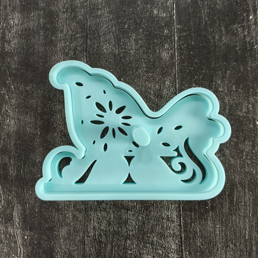 Штамп Сани №1 Двойной комплект