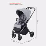 Детская прогулочная коляска Rant Golf RA101 Classic Grey