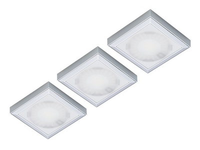 Forma e Funzione Комплект из трансф-ра и 3-х накладных светодиод. светильника SUN QUADROxT, 24V, дневной, алюминий