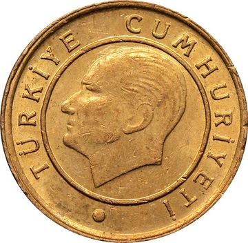 1 куруш 2009-2019 Турция