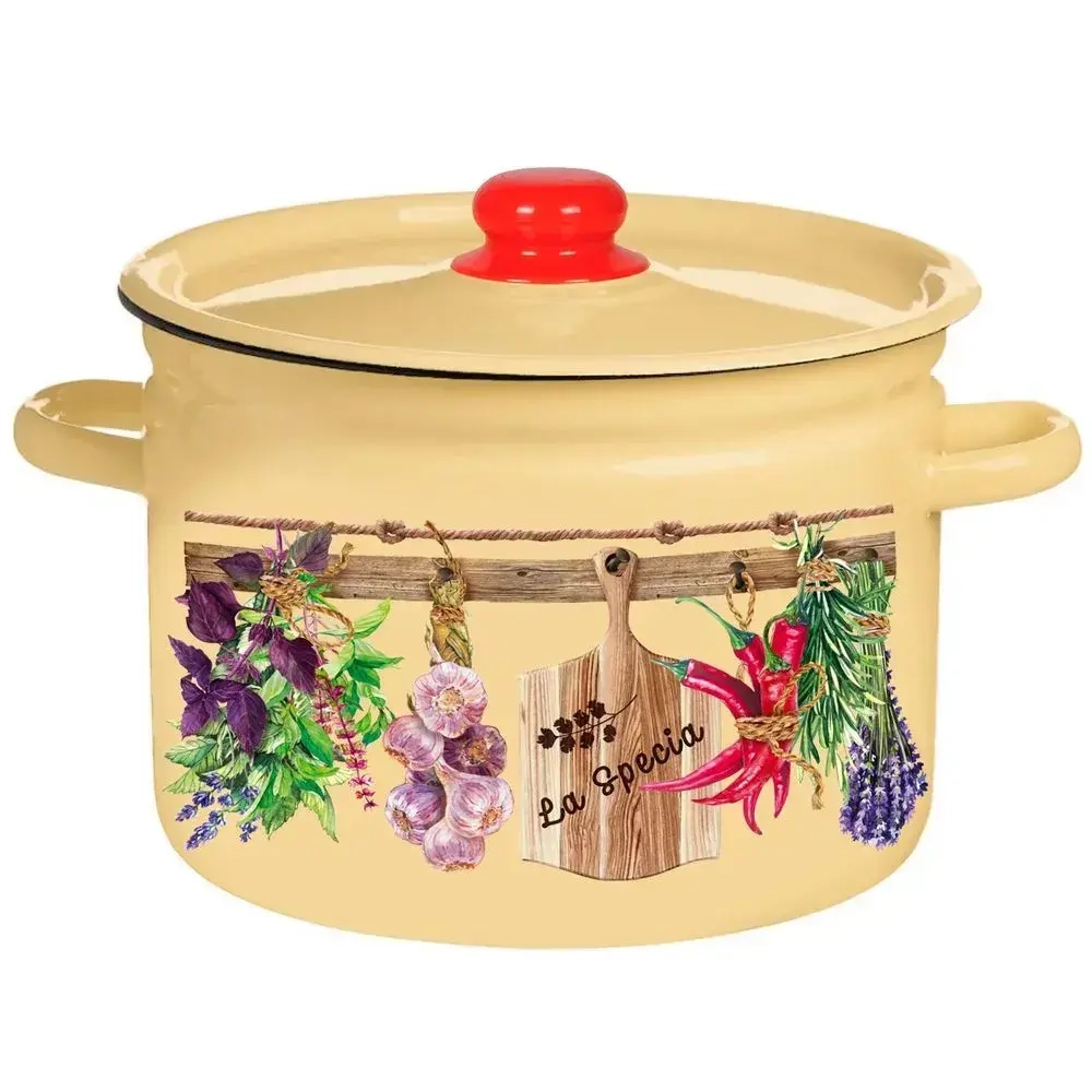 Кастрюля эмал цил La Speсio 1,5л ТМ Appetite