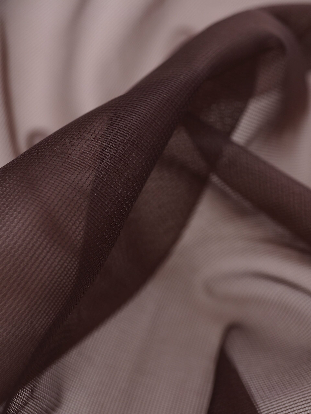 Сетка корсетная шоколад неэластичная метражом (Турция)