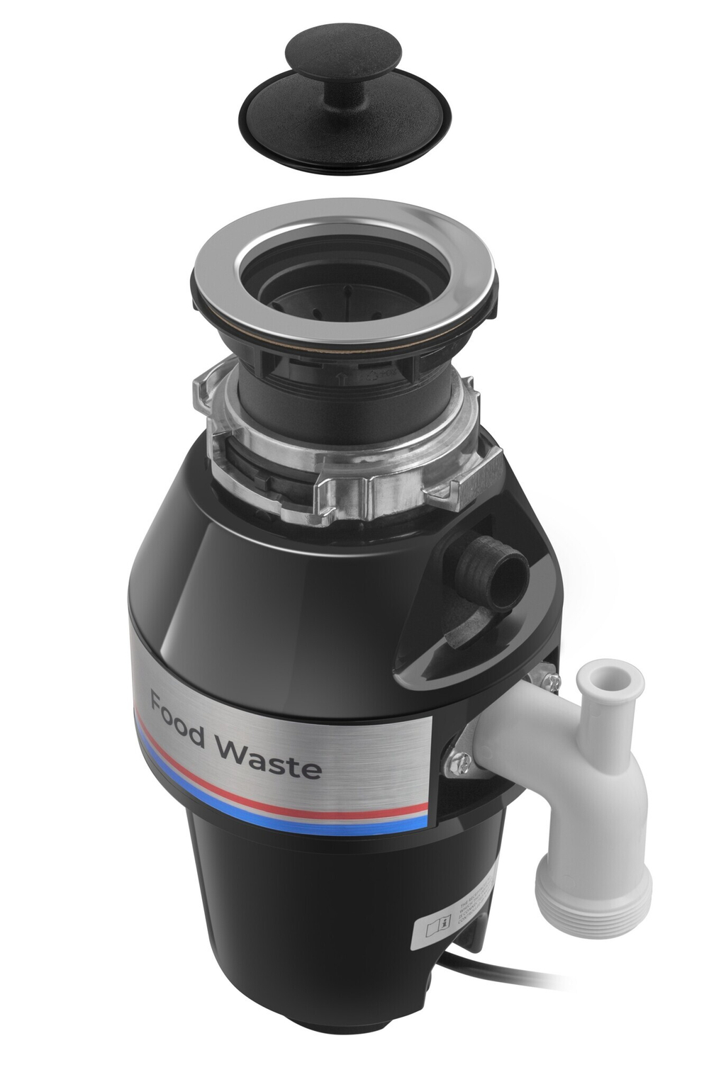 Измельчитель пищевых отходов Meferi MFD380 PUSH POWER с пневмокнопкой в комплекте фото 4